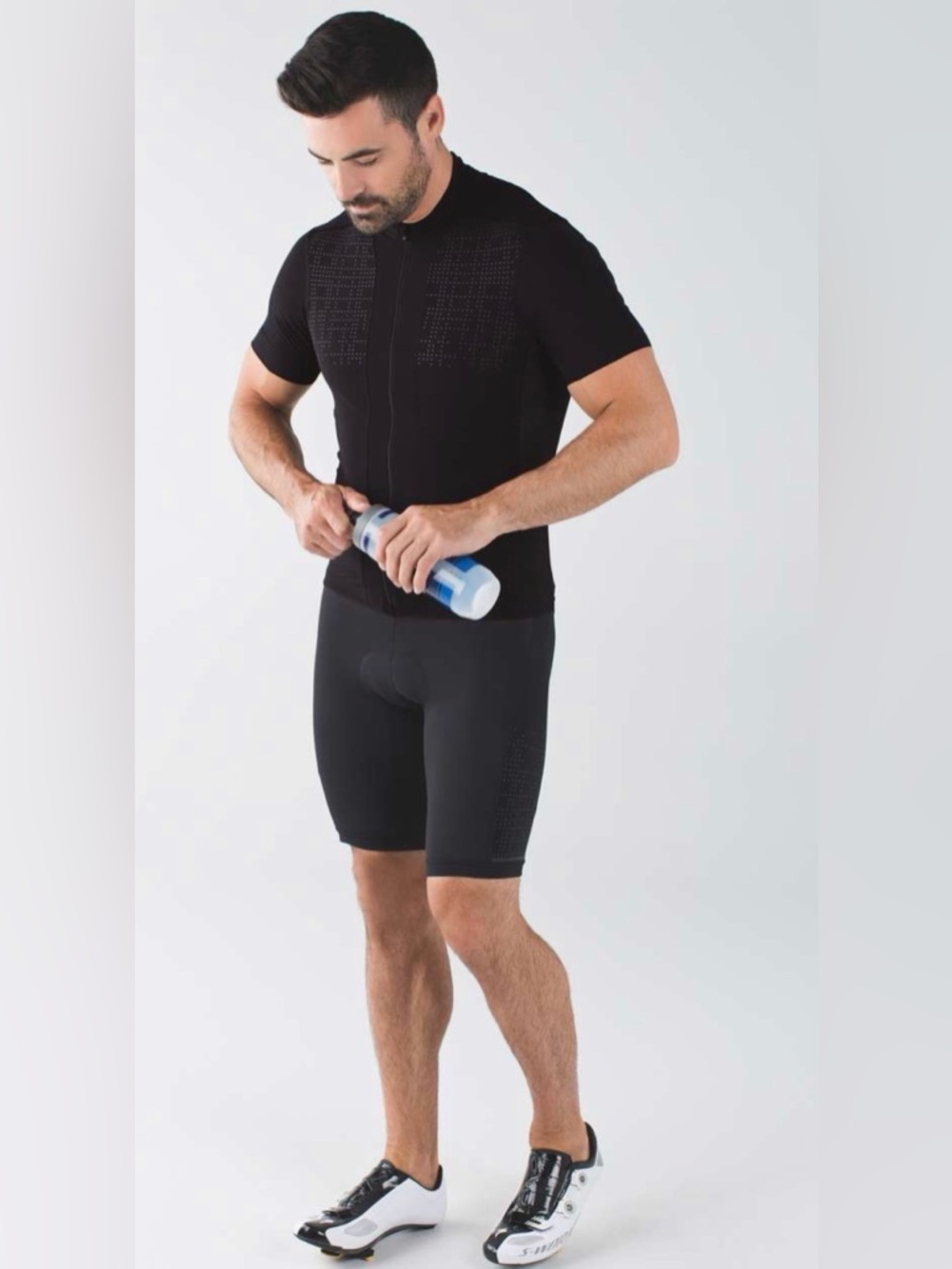 Lululemon Men’s Sea To Sky cycling Jersey Black Size Medium
